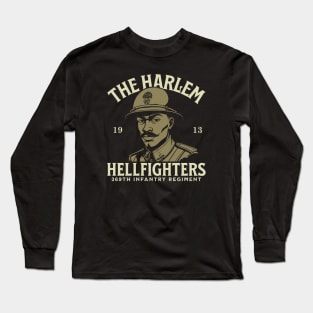 The Harlem Hellfighters - WW1 Infantry Regiment Long Sleeve T-Shirt